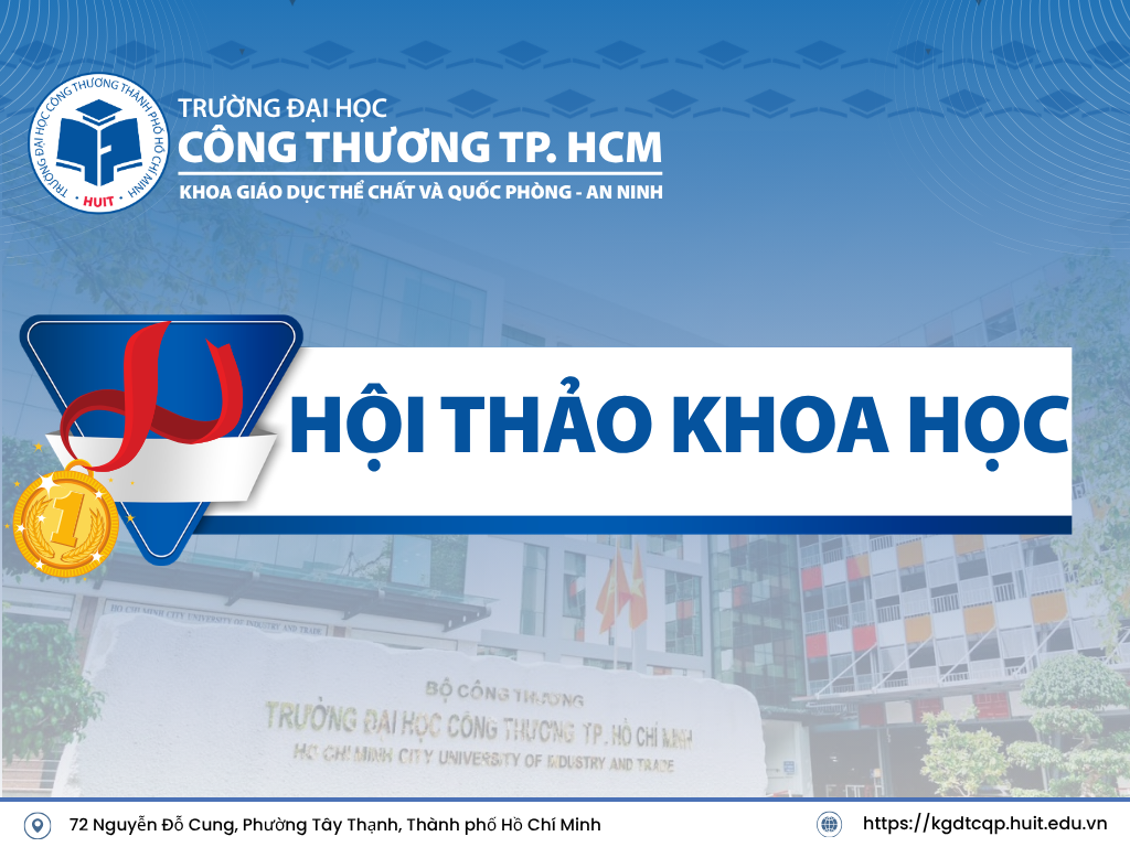 THÔNG BÁO SỐ 02 V/v tổ chức Hội thảo khoa học liên khoa khoa Khoa học Ứng dụng và khoa Giáo dục Thể chất & Quốc phòng An ninh năm 2026