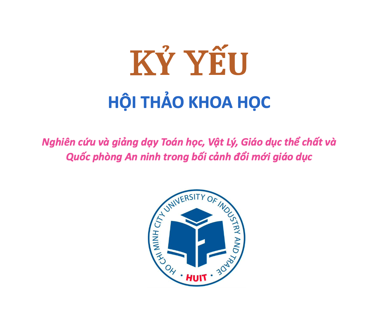 Kỷ yếu Hội thảo khoa học liên khoa K.KHUD và K.GDTC&QP-AN năm 2026