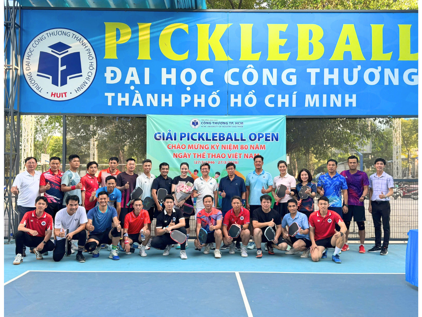 Sôi nổi Giải Pickleball Open Kỷ niệm 80 năm Ngày Thể thao Việt Nam (27/3/1946 - 27/3/2026)